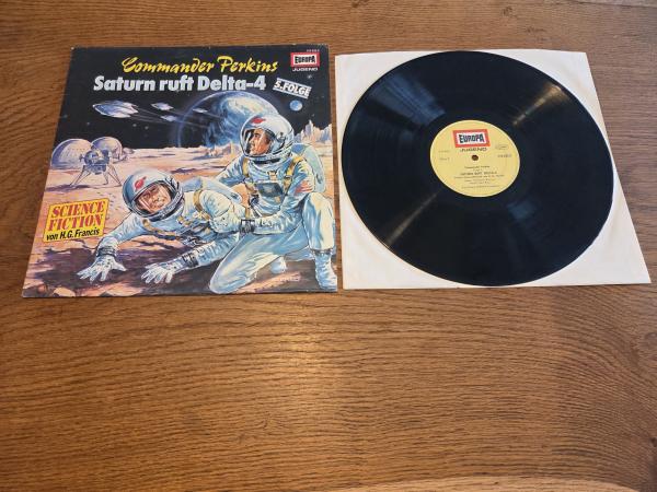 H.G. Francis – Commander Perkins 5 - Saturn ruft Delta-4 1978 Europa – 115 622.5 Deutsche Pressung VG+/VG+